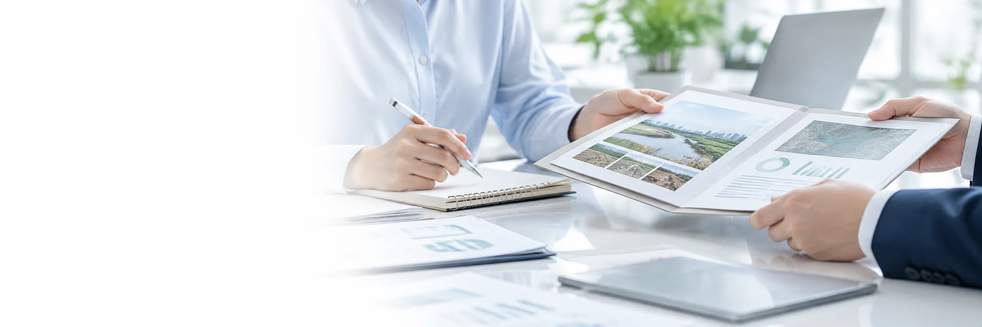 Consultation over a field survey report